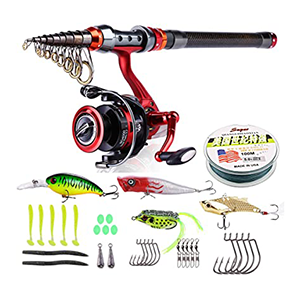 Fishing rods, reels and tackle